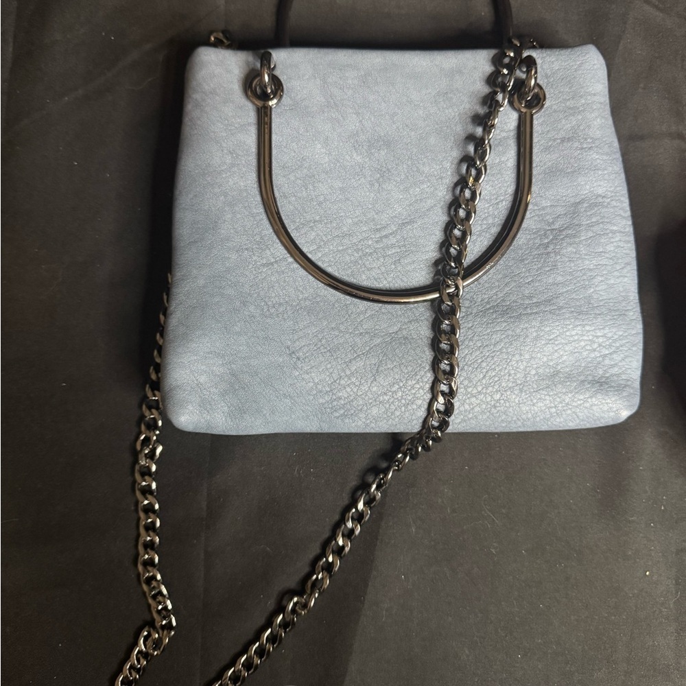 Elegant Gray Chain Shoulder Bag - Picture 8 of 9
